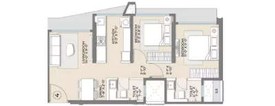 Arkade Rare, 2 BHK-524 Sq.ft