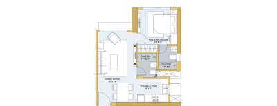 Ashford Be Regal, 1 BHK-401 Sq.ft