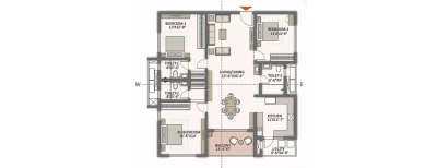 Prestige City Hyderabad, 3 BHK-null Sq.ft
