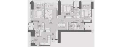 MICL Aaradhya Avaan, 3 BHK-1297 Sq.ft