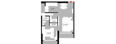 GHP Isle of Calm, 1 BHK-400 Sq.ft