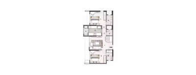 Rustomjee Stella, 2 BHK-679 Sq.ft