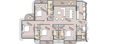 Prestige Daffodils, 4 BHK-2258 Sq.ft