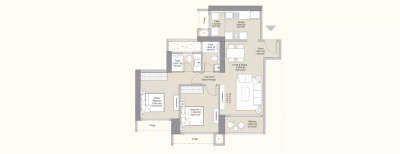 L & T Evara Heights, 2 BHK-750 Sq.ft