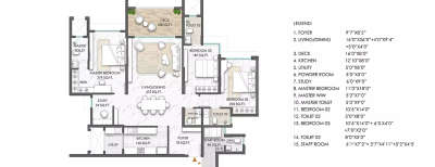 Lodha Baner, 3.5 BHK-1767 Sq.ft