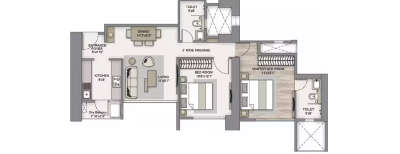 Piramal Mahalaxmi, 2 BHK-770 Sq.ft