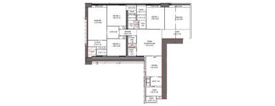 Prestige Ocean Tower, 4 BHK-2491 Sq.mt