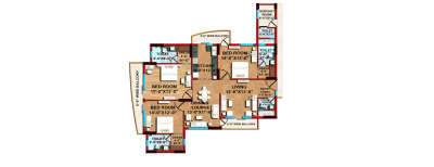 Ekana Ontario, 3.5 BHK-null Sq.ft