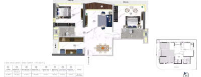 Sugee Sukrut, 2 BHK-770 Sq.ft