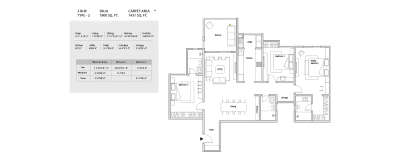 Assetz Codename Micropolis, 3 BHK-1900 Sq.ft