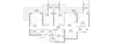 Godrej Zenith, 4 BHK-1382 Sq.ft