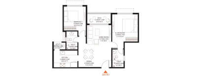 Godrej Shettigere, 2 BHK-1250 Sq.ft