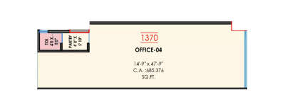 Akshar Level 23, Commercial Office-1370 Sq.ft