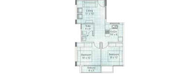 Appaswamy Platina, 2 BHK-650 Sq.ft