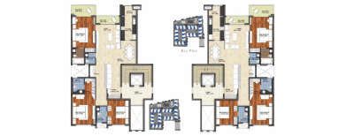 Prestige Garden Bay, 3 BHK-2159 Sq.ft