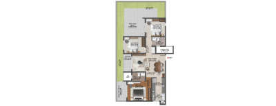 Brigade Altius, 3 BHK-1726 Sq.ft