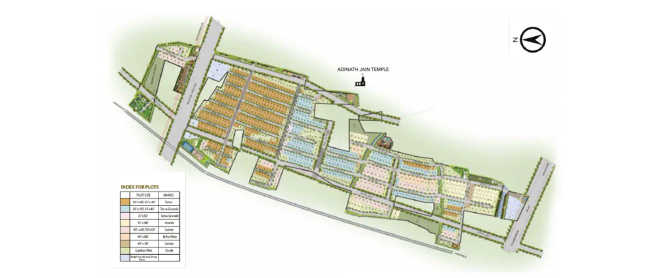 Purva Tivoli Hills Devanahalli - Floor plan Plot 1100 Sq.ft
