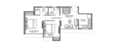 Piramal Vaikunth, 2 BHK-495 Sq.ft