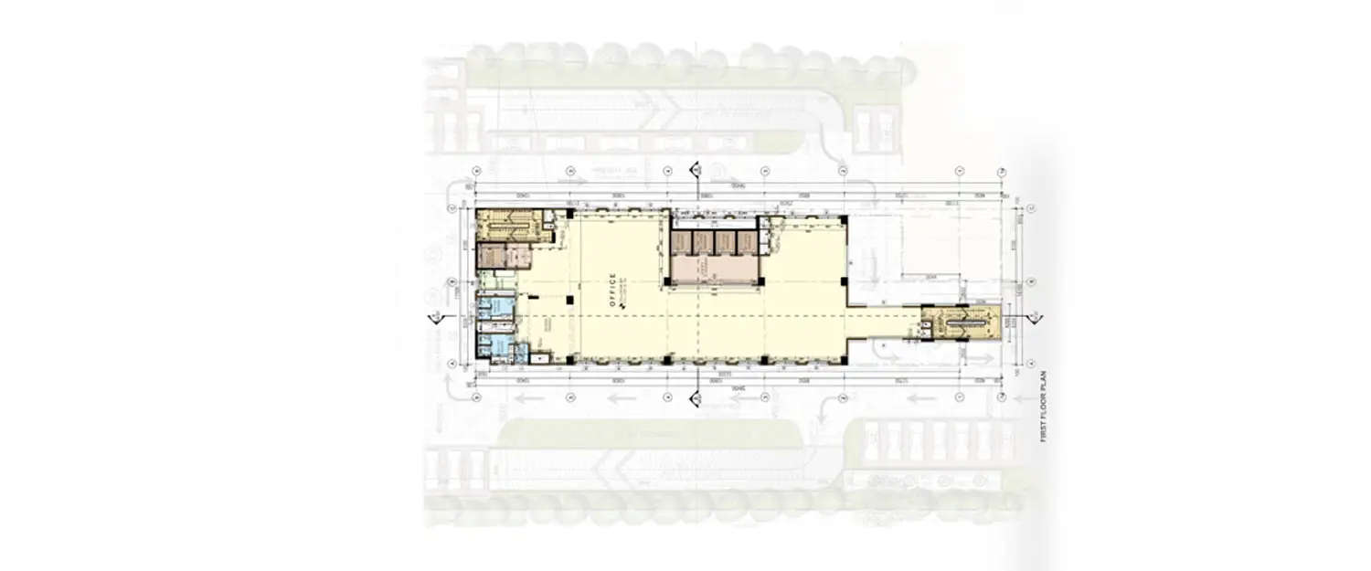 Floor plan for Commercial Office