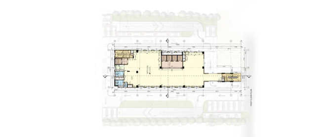 Prestige Khoday Tower Vasanth Nagar - Floor plan Commercial Office 7024 Sq.ft