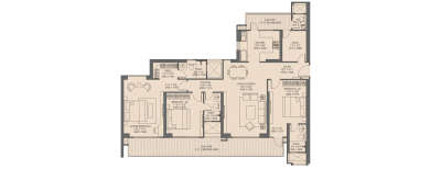 Godrej Majesty, 3 BHK-null Sq.ft