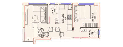 Suraj Park View, 1 BHK-370 Sq.ft
