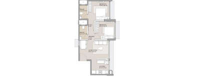 Arkade Aspire, 2 BHK-537 Sq.ft