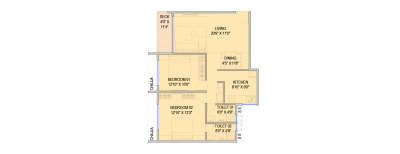 Gami Isle Of Breeze, 2 BHK-856 Sq.ft