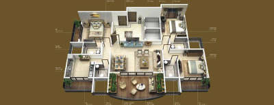 Dream Avenue, 3 BHK-1176 Sq.ft
