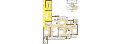 ATS Picturesque Reprieves, 3 BHK-1850 Sq.ft
