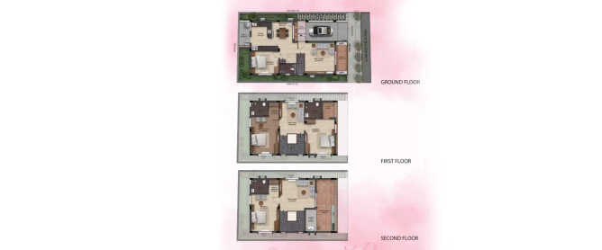 Radiance Blossom Budigere - Floor plan 4 BHK 2217 Sq.ft