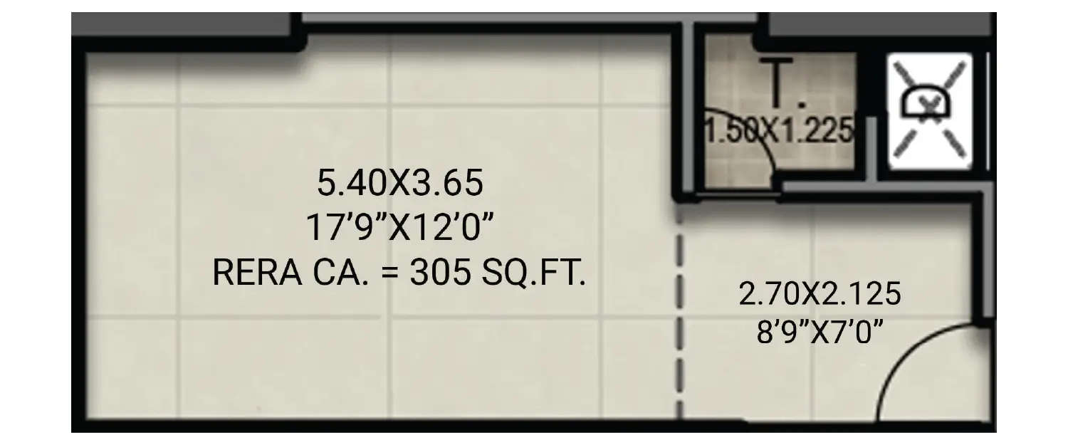 Floor plan for Commercial Office