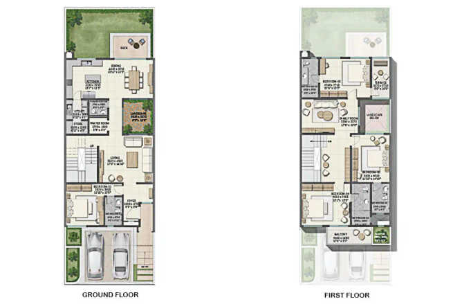 Sobha Galera Raghuvanahalli - Floor plan 4 BHK 3010 Sq.ft