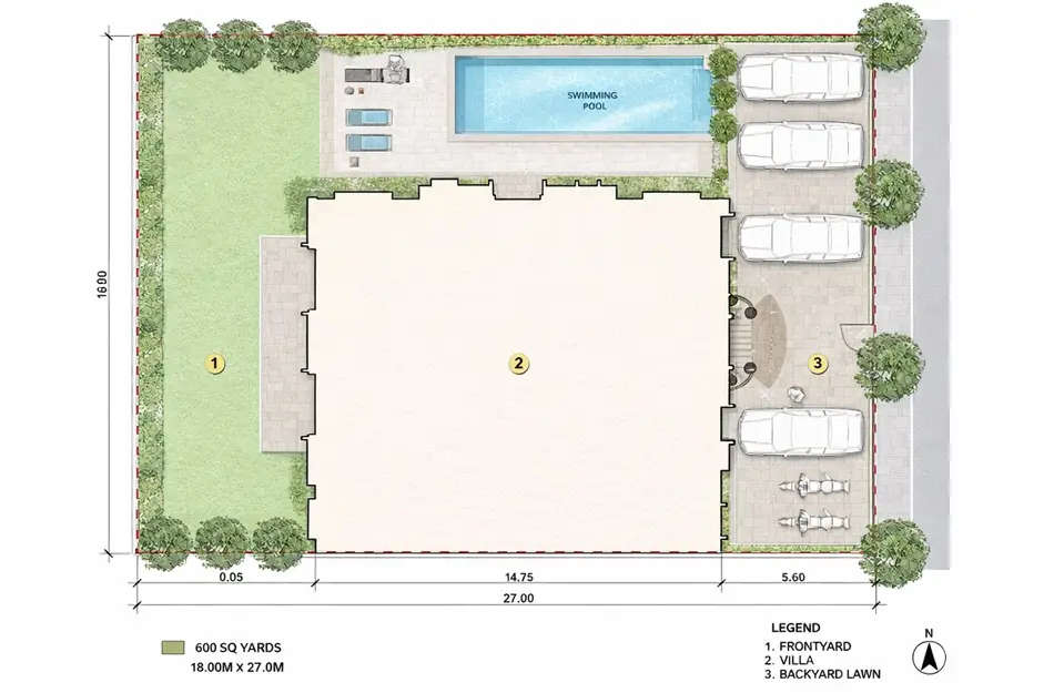 Floor plan for Plot
