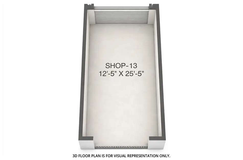 Floor plan for Retail Shop