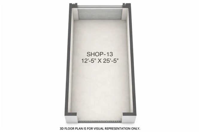 Hiranandani Solus Ghodbunder Road - Floor plan Retail Shop 323 Sq.ft