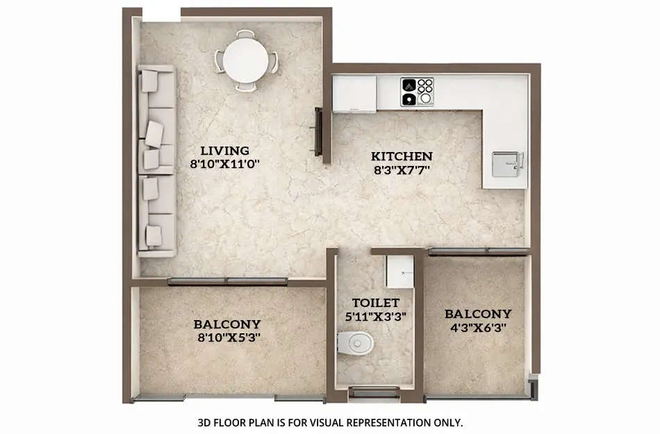 Floor plan for Studio