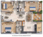 SRIAS IWA Khajaguda - Unit Floor Plans