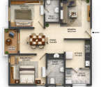 Ramky One Symphony Patancheru - Unit Floor Plans