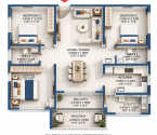 Godrej Regal Pavilion Rajendra Nagar - Unit Floor Plans