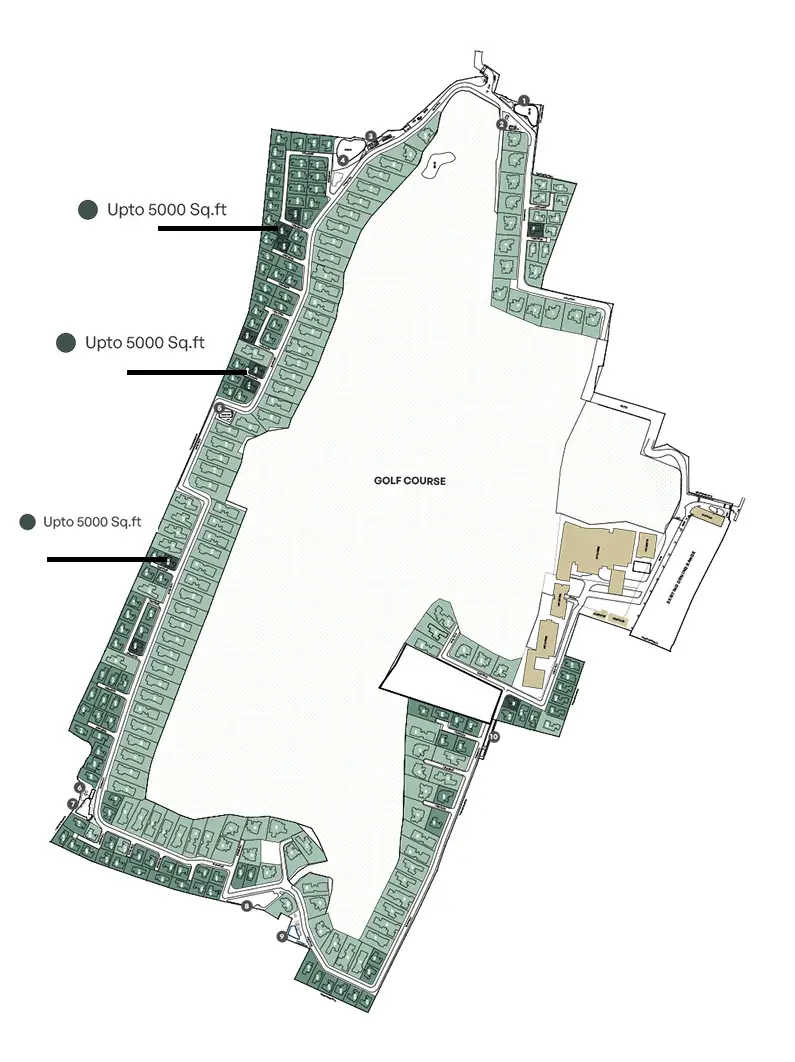 18 & Oak Sarjapura - Floor plan Plot 5000 Sq.ft