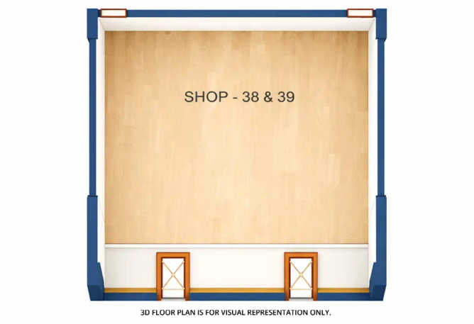 Lodha Game Changer Dombivali - Floor plan Retail Shop 700 Sq.ft