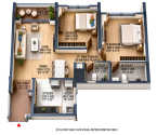 Goyal My Home Sanctuary Mamurdi - Unit Floor Plans