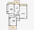 Kaamdhenu Luxuria Dronagiri - Unit Floor Plans