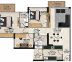 Adani 9 PBR Nerul - Unit Floor Plans