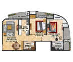 Rishita Mulberry Heights Sushant Golf City - Unit Floor Plans