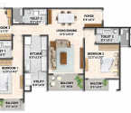The Prestige City Sarjapura - Unit Floor Plans