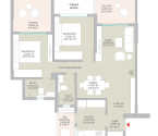 Kolte Patil Springshire Wagholi - Unit Floor Plans