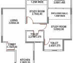 Kumar Pebble Park Hadapsar - Unit Floor Plans
