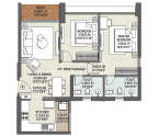 Kalpataru Park City Kolshet Road - Unit Floor Plans